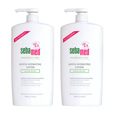 FRAGRANCE FREE GENTLE HYDRATING LOTION - 1000 ML (2 pack) primary image